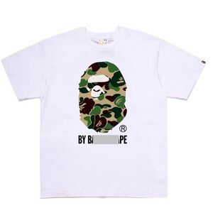 New men’s white fashion short sleeve t-shirt
